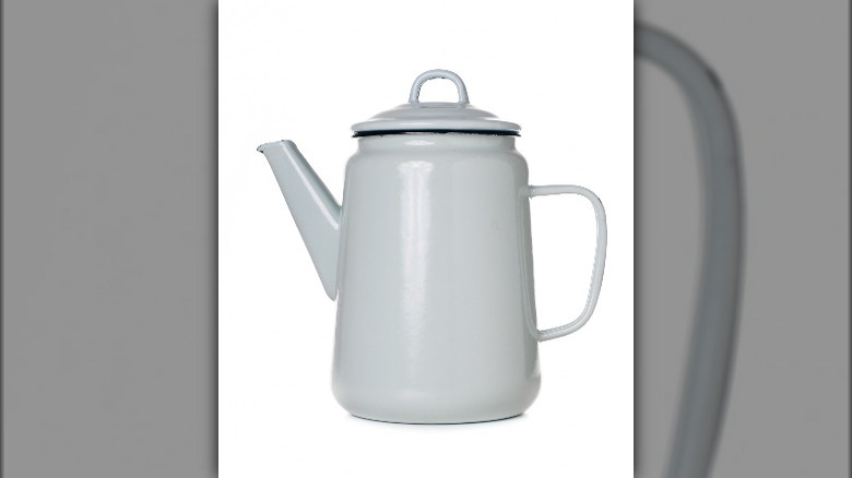 A vintage coffee pot