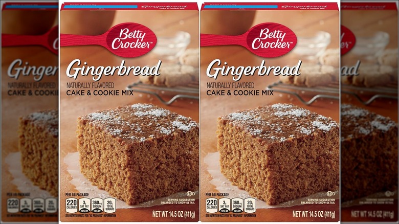 Betty Crocker gingerbread cake mix