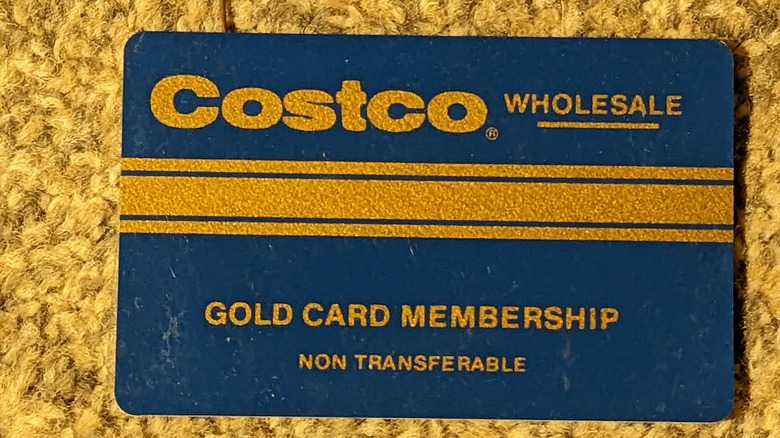 Costco card from the 1990s