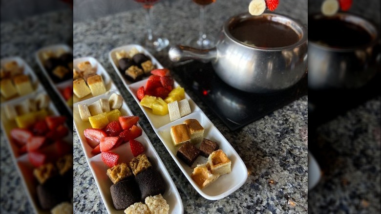 fondue at the melting pot