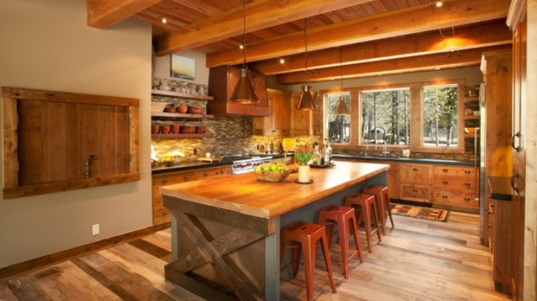 Giant retro kitchen island