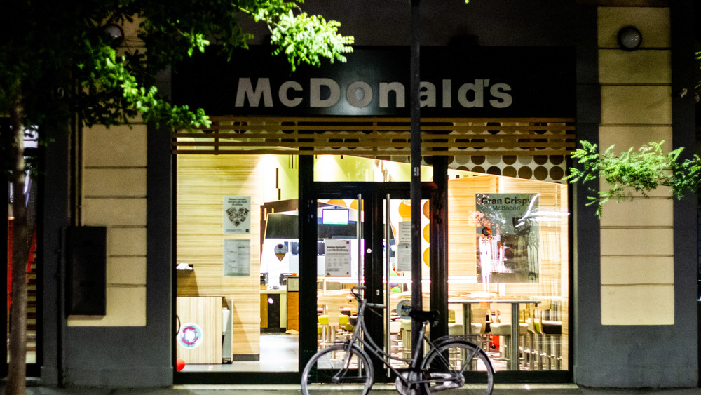 McDonald's storefront in Milan