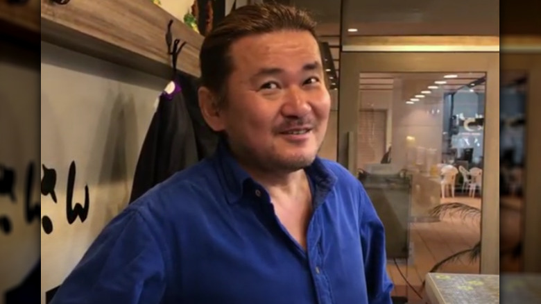 Shinji Nohara smiling