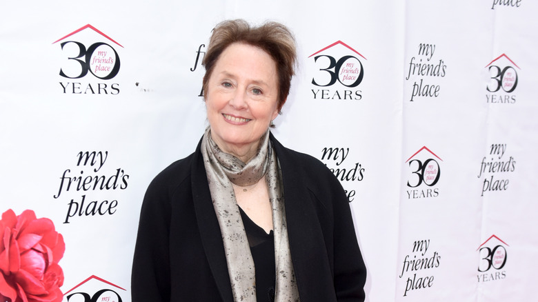 Alice Waters wearing scarf