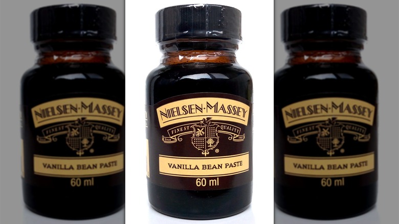 bottle of vanilla bean paste