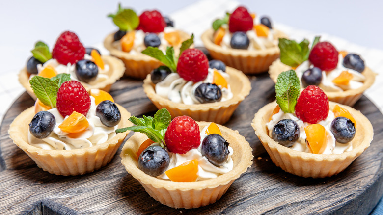 individual fruit tarts