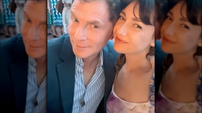 Bobby Flay and Christina Pérez take a selfie