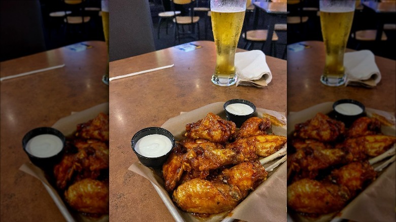 Beer and Buffalo Wild Wings