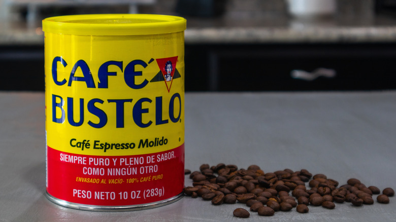 Café Bustelo coffee can