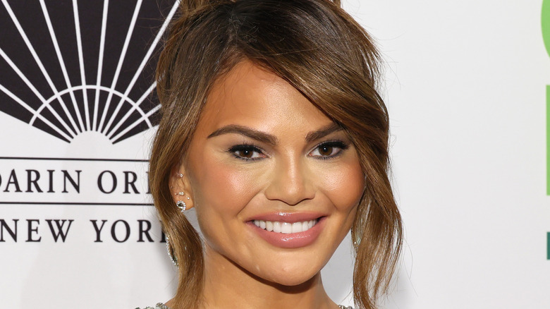 Chrissy Teigen smiling