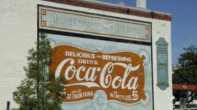 Coca-Cola mural in Quincy Florida