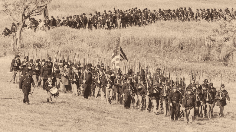 150th anniversary of Gettysburg reenactment