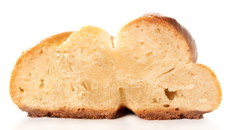 Undercooked bread