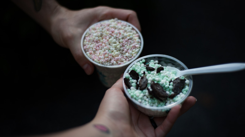 Cups of Dippin' Dots