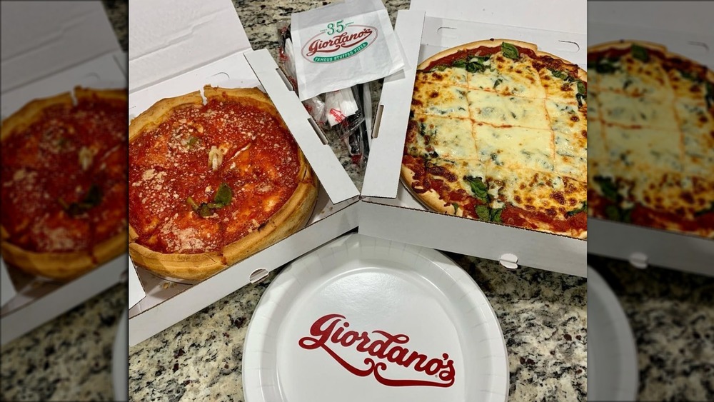 Food from Giordano's 