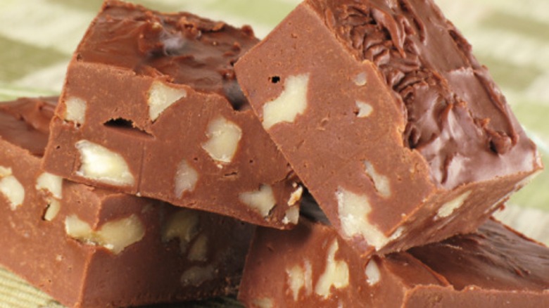 fudge with nuts