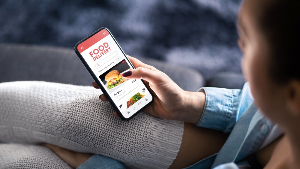 Online shopping from food app