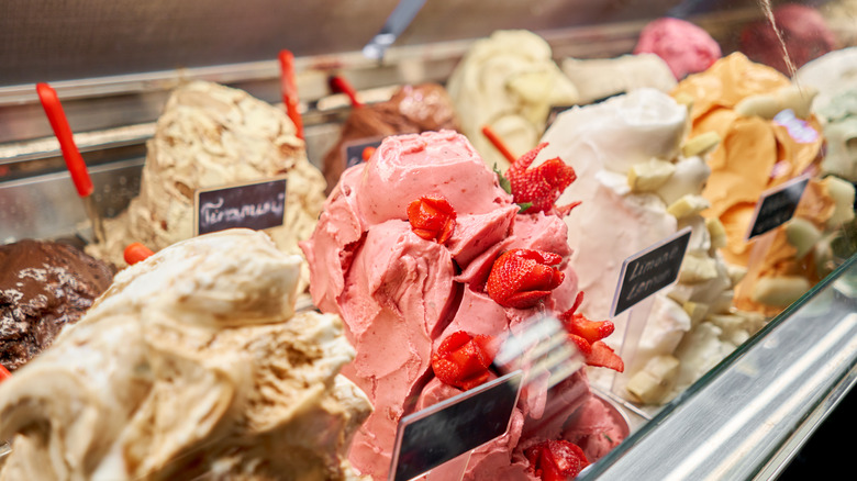 different types of gelato 