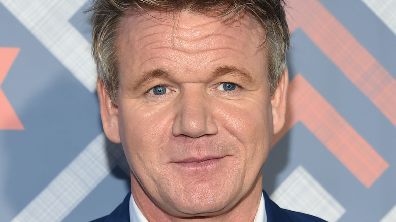 Gordon Ramsay smirking