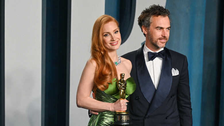 Jessica Chastain and her husband