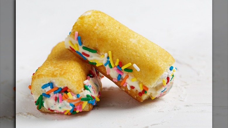 Pair of sprinkled Twinkies