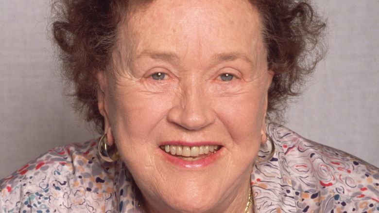 Julia Child smiles for close-up