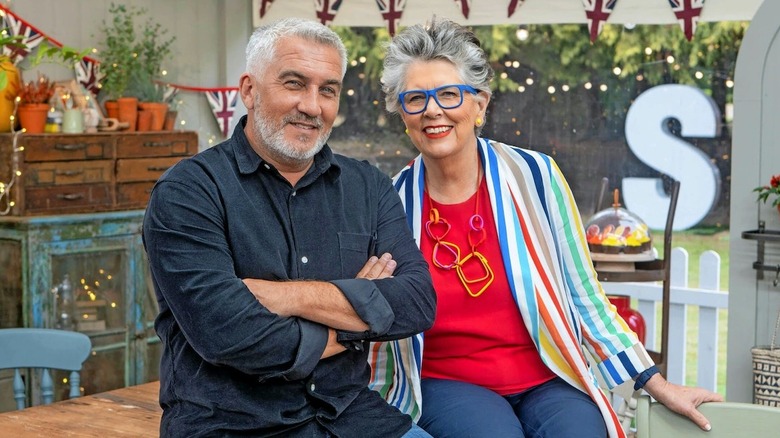 GBBO judges Prue Leith and Paul Hollywood
