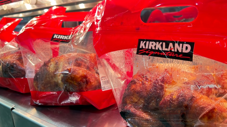 Costco rotisserie chickens in bags