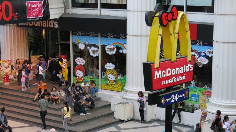 McDonald's storefront in Thailand