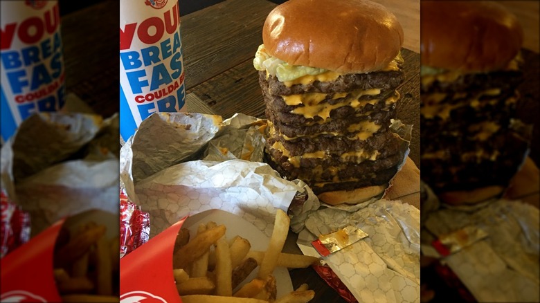 Wendy's secret t-rex burger