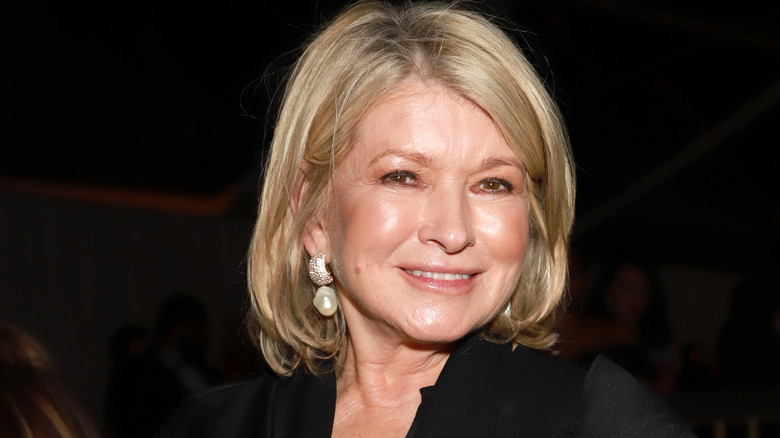 Martha Stewart in black