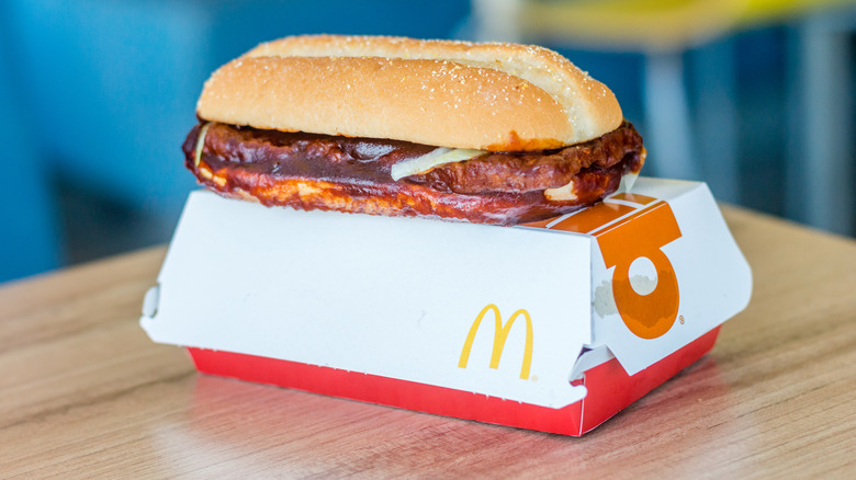 McRib on it's box