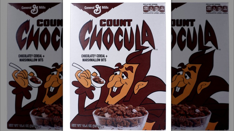 Box of Count Chocula cereal