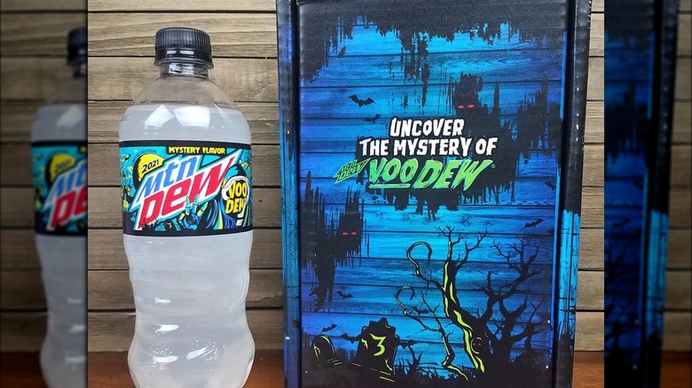 Bottle of Mountain Dew's VooDEW Mystery Flavor 2021