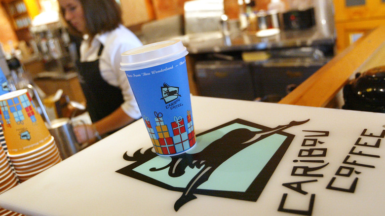 Caribou Coffee cup