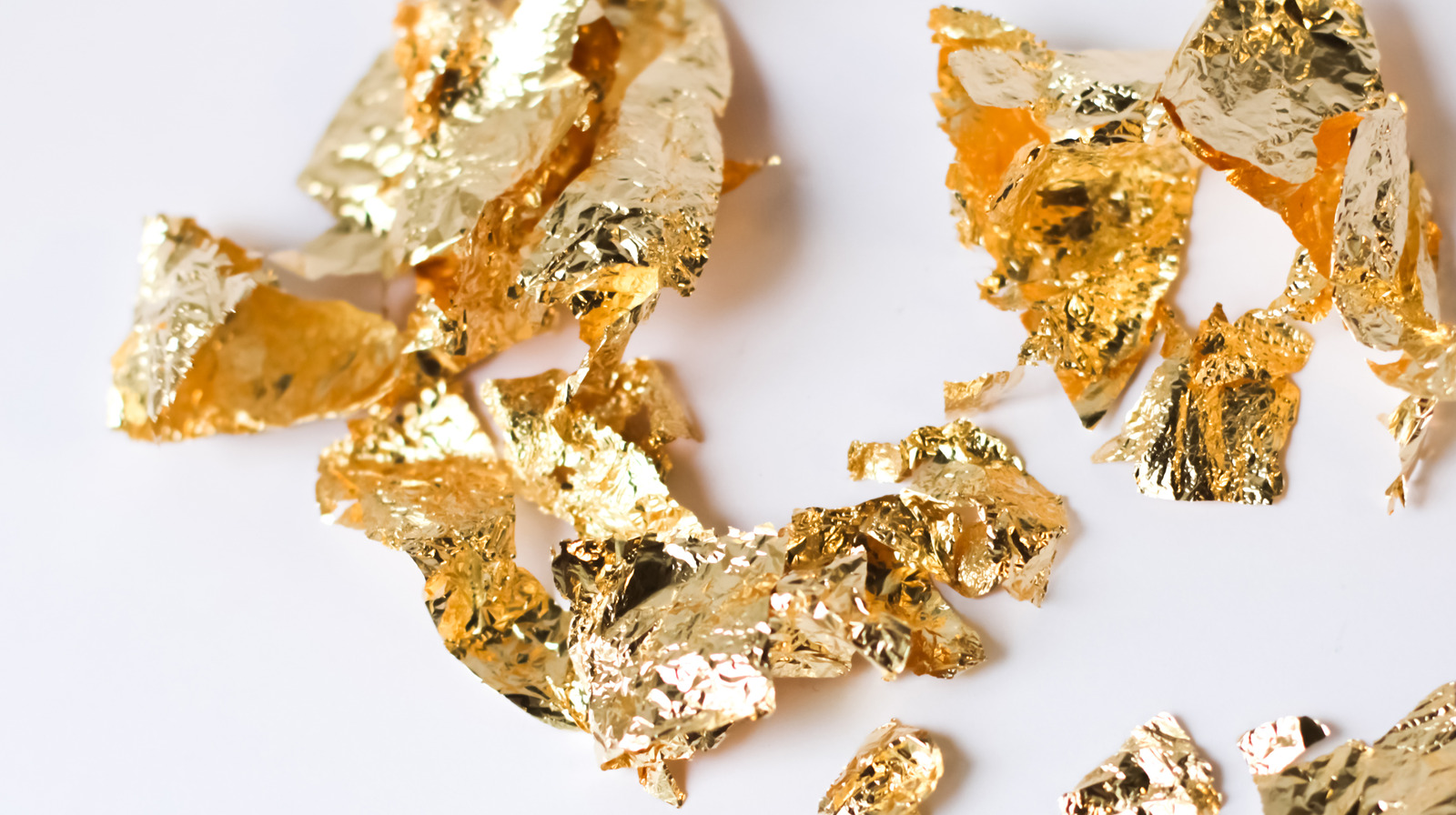 How to make Edible Gold Flakes and Faux Edible Gold Leaf 