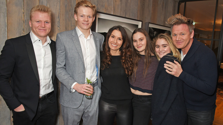 Gordon and Tana Ramsay and family 