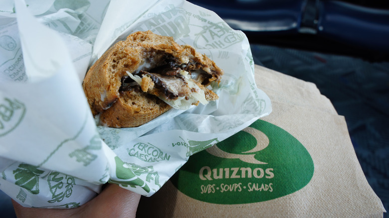 Quiznos sandwich