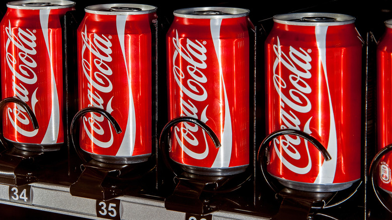 Coca Cola in vending machine