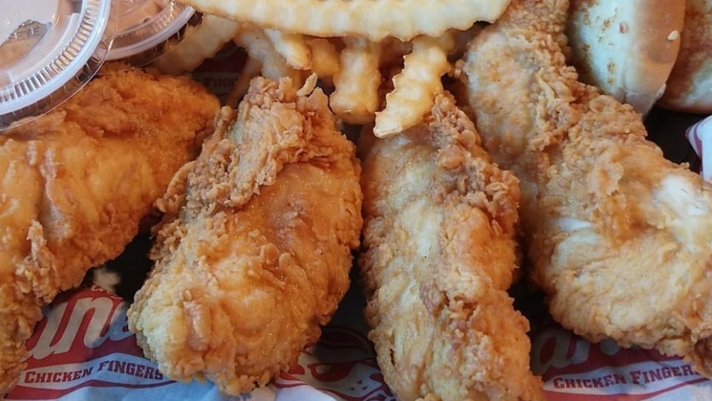 Raising Cane's chicken tenders and fries