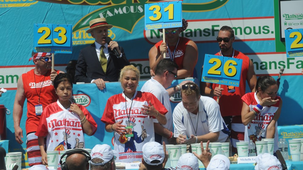 Nathan's hot dog eating contest