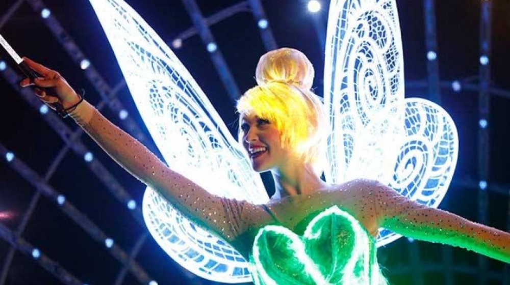 Tinkerbell in Disneyland parade