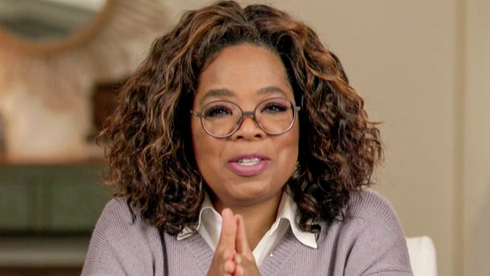 Oprah Winfrey wearing glasses