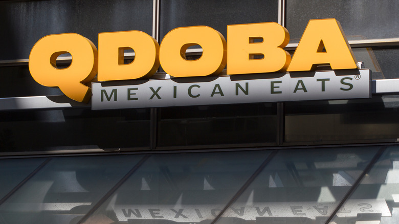 Qdoba sign