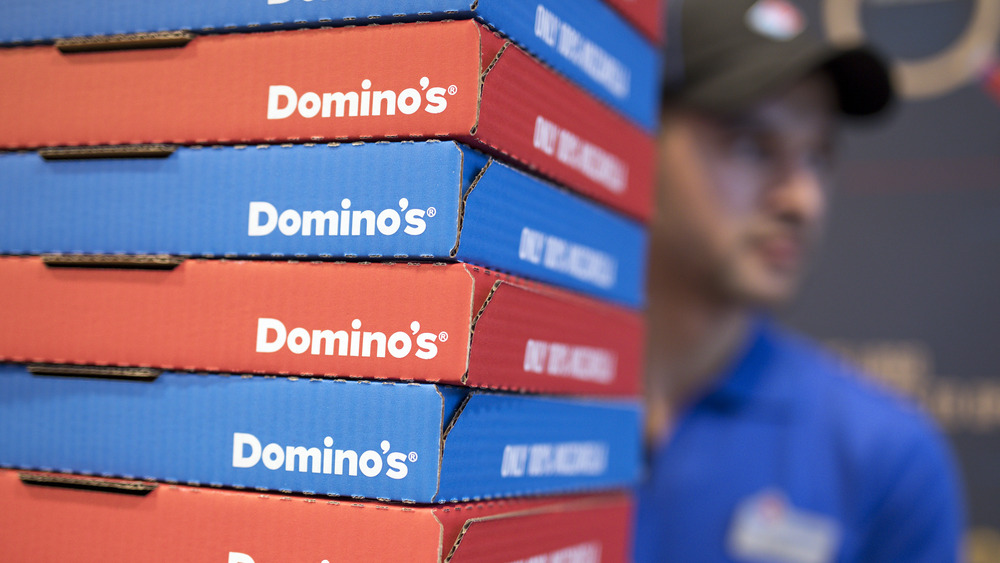 Domino's pizza boxes