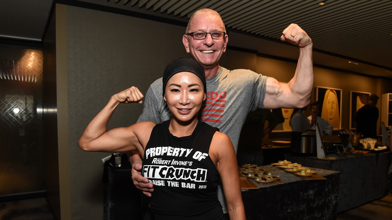 Robert Irvine and wife Gail Kim