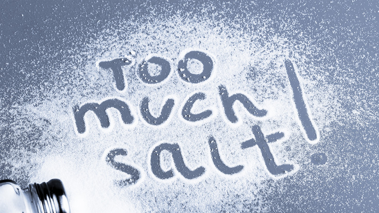 Too much salt can be deadly