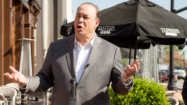 Jon Taffer speaking at Taffer's Tavern