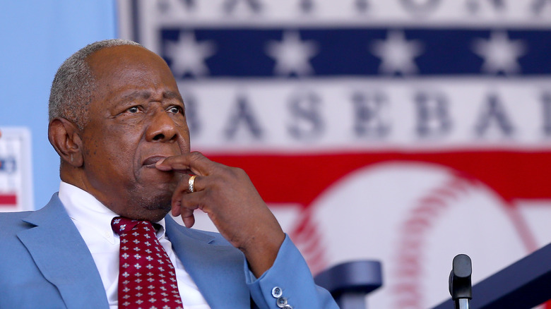 Hank Aaron in 2015