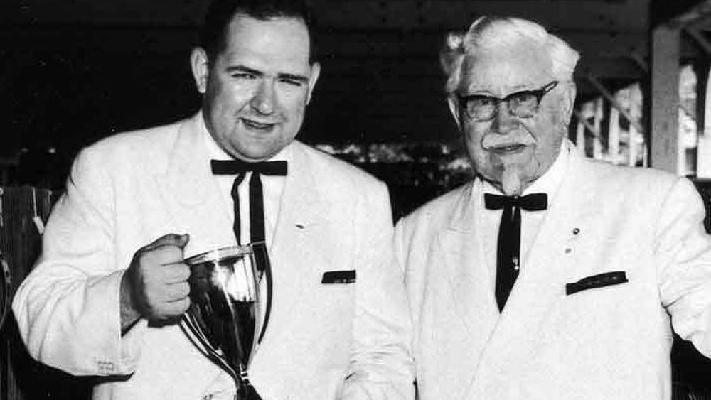 Dave Thomas and Colonel Sanders